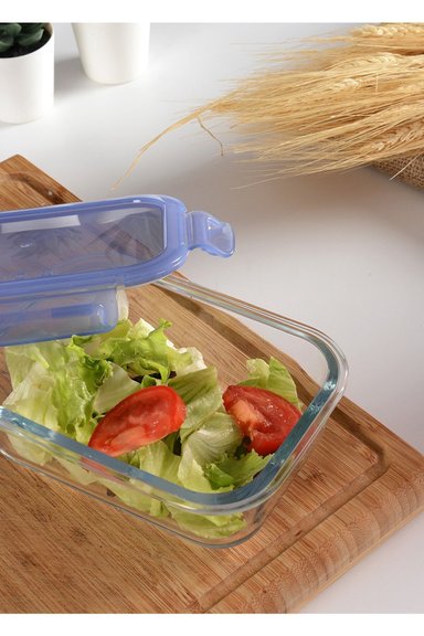 TUPPER RECTANGULAR VIDRIO 640CC HERMETICO - 2