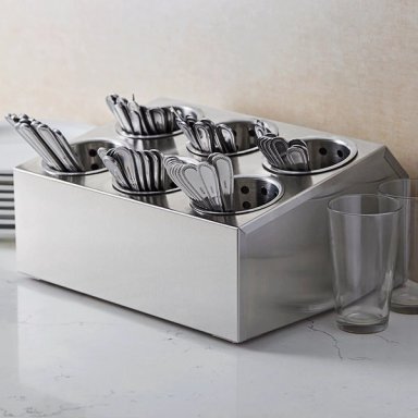 ORGANIZADOR IMAHE CUBIERTOS ACERO INOX 6 COMPARTIMIENTOS JW6 - 3