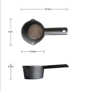 MINI CAZO DE HIERRO 12CMS BRIVA - 6