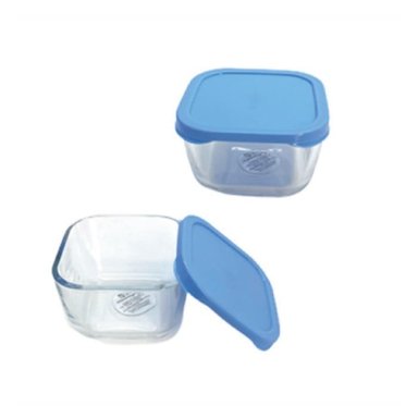 SET DE 3 TUPPER VIDRIO CON TAPA PEQUEÑO - 2