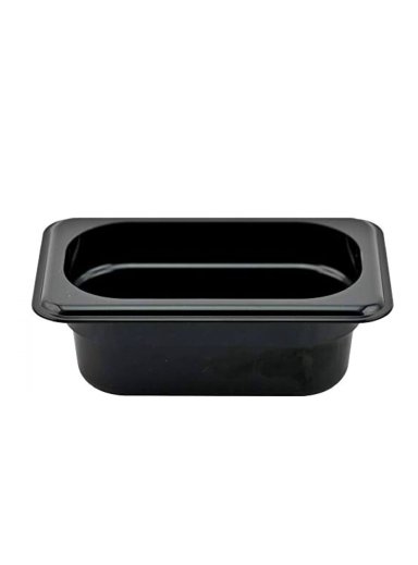 CONTENEDOR POLICARBONATO NEGRO GN 1/4X10 CMS - 1