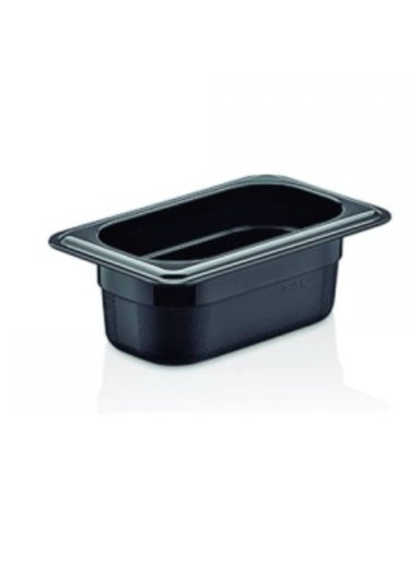CONTENEDOR POLICARBONATO NEGRO GN 1/4X10 CMS - 3