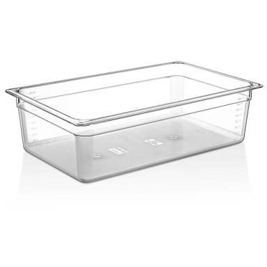 CONTENEDOR POLICARBONATO TRANSPARENTE GN 1/1X15 CMS - 1
