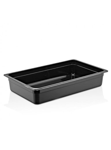 CONTENEDOR POLICARBONATO NEGRO GN 1/1X10 CM - 1