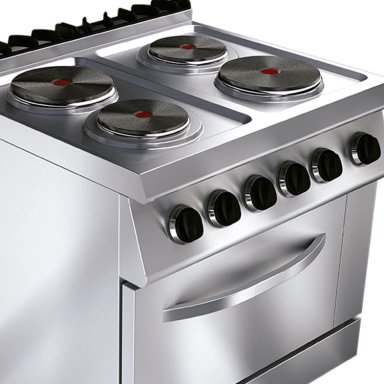 COCINA ELECTRICA 4 PLATOS CON HORNO - 5