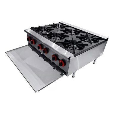 ANAFE IMAHE INDUSTRIAL A GAS 6 PLATOS VOLTER - 3