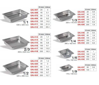 CONTENEDOR GASTRONOMICO GN 1/3X10 CM - 3