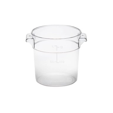 CONTENEDOR POLICARBONATO REDONDO 0,95 LT - 1