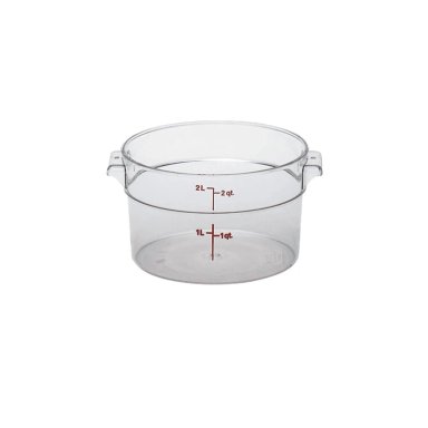 CONTENEDOR POLICARBONATO REDONDO 2,1 LT - 2