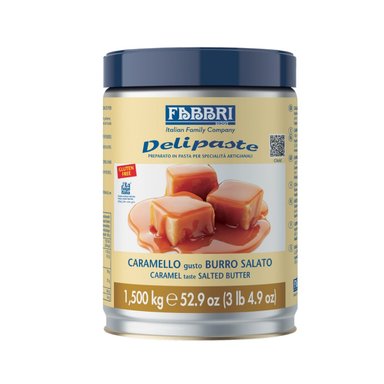 PASTA CONCENTRADA DE CARAMELO CON BUTTER 1.5 KG  - FABBRI - 1