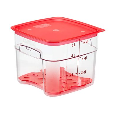 DRENAJE ROJO RECIPIENTE GRADUADO POLICARBONATO 6 Y 8 LTS - 3