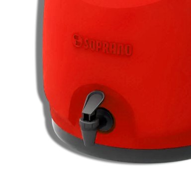 TERMO DISPENSADOR TÉRMICO ASPEN 12 LITROS CAMPING SOPRANO EN COLOR ROJO - 4