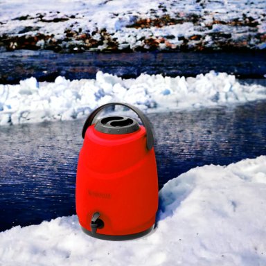 TERMO DISPENSADOR TÉRMICO ASPEN 12 LITROS CAMPING SOPRANO EN COLOR ROJO - 5