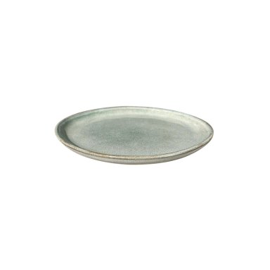SET 6 PLATOS REDONDO CERAMICA 21 CM GRIS LINEA LAOS - 4