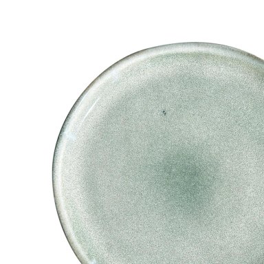SET 6 PLATOS REDONDO CERAMICA 21 CM GRIS LINEA LAOS - 8