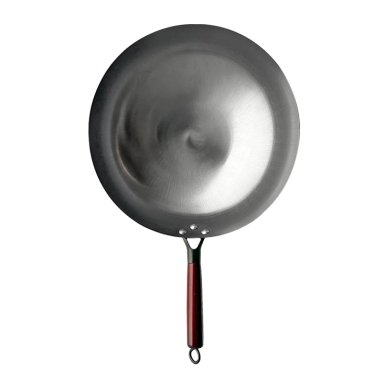 WOK DE HIERRO CONCAVO CON MANGO 40 CM - 4