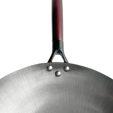 WOK DE HIERRO CONCAVO CON MANGO 40 CM - 6