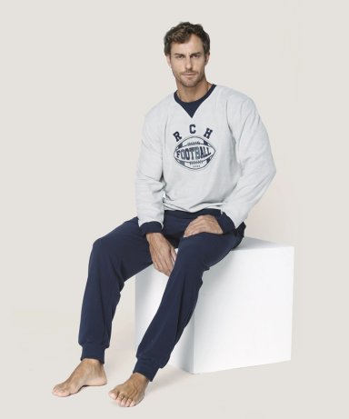 PIJAMA MICROPOLAR HOMBRE | COMODIDAD Y ESTILO LADY GENNY - 1