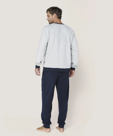 PIJAMA MICROPOLAR HOMBRE | COMODIDAD Y ESTILO LADY GENNY - 3