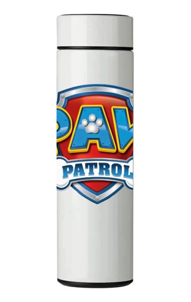 TERMO DIGITAL CON TERMOMETRO - PAW PATROL - 450 ML - 1