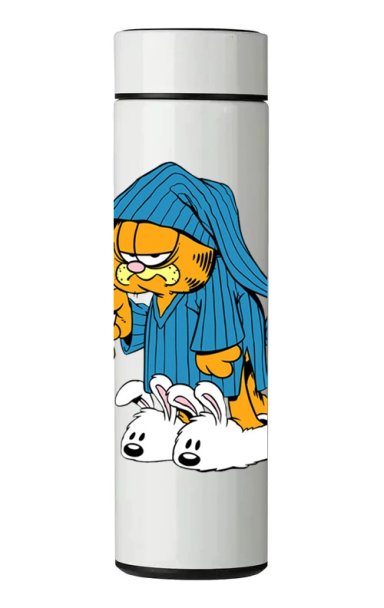 TERMO DIGITAL CON TERMOMETRO - GARFIELD - 450 ML - 1