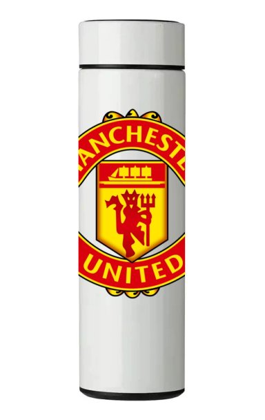 TERMO DIGITAL CON TERMOMETRO - MANCHESTER UNITED - 450 ML - 1