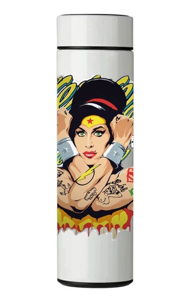 TERMO DIGITAL CON TERMOMETRO - AMY WINEHOUSE - 450 ML - 1
