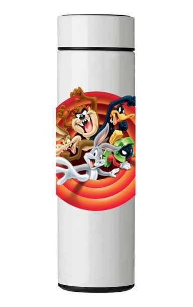 TERMO DIGITAL CON TERMOMETRO - LOONEY TUNES - 450 ML - 1