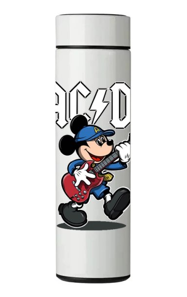 TERMO DIGITAL CON TERMOMETRO - RATON ACDC- 450 ML - 1