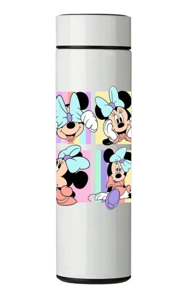 TERMO DIGITAL CON TERMOMETRO - MINNIE - 450 ML - 1