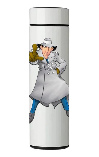 TERMO DIGITAL CON TERMOMETRO - INSPECTOR GADGET - 450 ML - 1