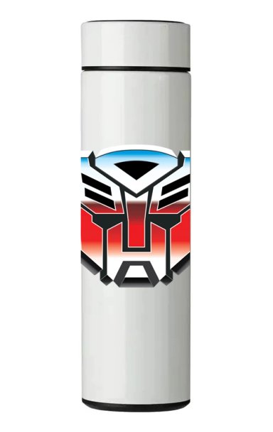 TERMO DIGITAL CON TERMOMETRO - TRANSFORMERS - 450 ML - 1