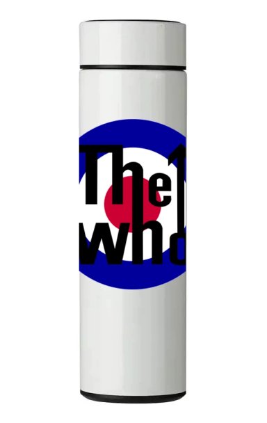 TERMO DIGITAL CON TERMOMETRO - THE WHO - 450 ML - 1