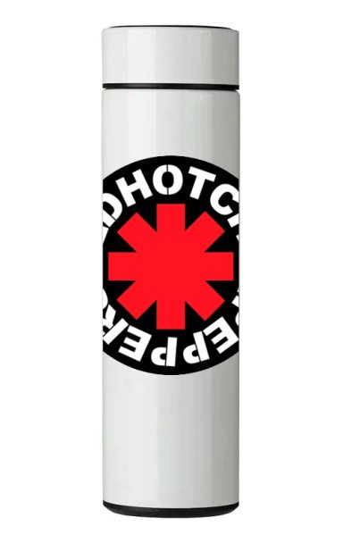TERMO DIGITAL CON TERMOMETRO - RED HOT CHILI PEPPERS - 450 ML - 1