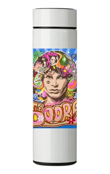TERMO DIGITAL CON TERMOMETRO - THE DOORS - 450 ML - 1