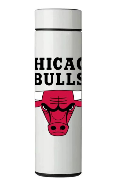 TERMO DIGITAL CON TERMOMETRO - CHICAGO BULLS - 450 ML - 1