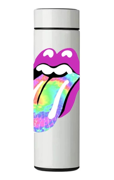 TERMO DIGITAL CON TERMOMETRO - ROLLING STONES - 450 ML - 1