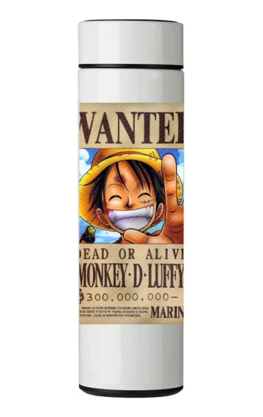 TERMO DIGITAL CON TERMOMETRO - LUFFY - 450 ML - 1