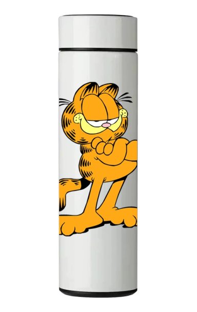 TERMO DIGITAL CON TERMOMETRO - GARFIELD - 450 ML - 1