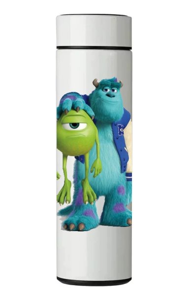 TERMO DIGITAL CON TERMOMETRO - MONSTER INC. - 450 ML - 1