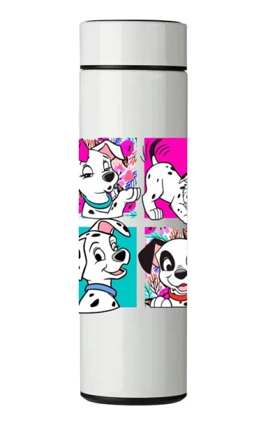 TERMO DIGITAL CON TERMOMETRO - DALMATAS - 450 ML - 1