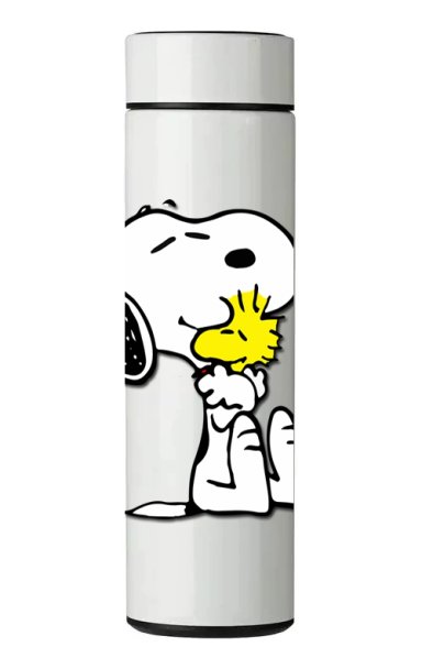 TERMO DIGITAL CON TERMOMETRO - SNOOPY - 450 ML - 1