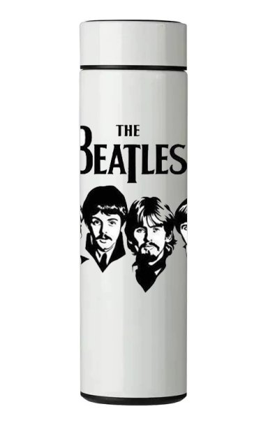 TERMO DIGITAL CON TERMOMETRO - THE BEATLES - 450 ML - 1