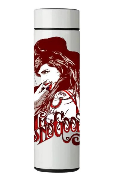 TERMO DIGITAL CON TERMOMETRO - AMY WINEHOUSE - 450 ML - 1