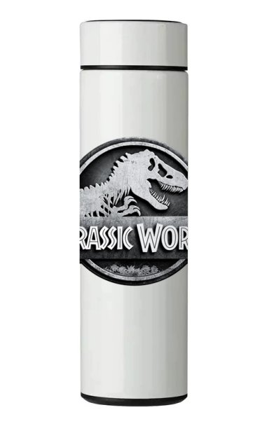 TERMO DIGITAL CON TERMOMETRO - JURASSIC WORLD - 450 ML - 1