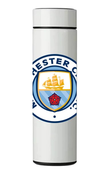 TERMO DIGITAL CON TERMOMETRO - MANCHESTER CITY - 450 ML - 1