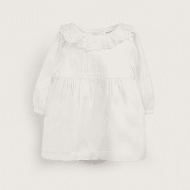 VESTIDO ALGODÓN NIÑA OPALINE BLANCO 39837 - 1