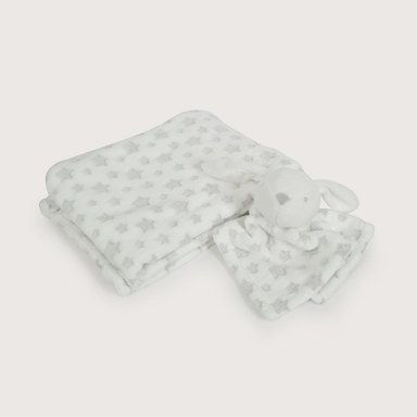 MANTA DE BEBE GRIS OPALINE - 3