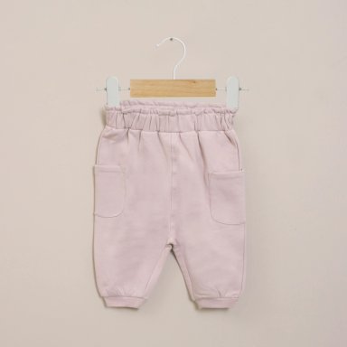 PANTALON BUZO BEBE NIÑA LILA OPALINE - 1