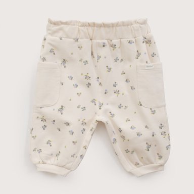 PANTALON BUZO BEBE NIÑA CREMA OPALINE - 2
